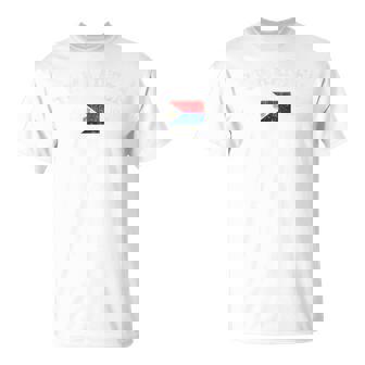 Vintage St Maarten Flag Est 1493 Retro Souvenir T-Shirt - Thegiftio