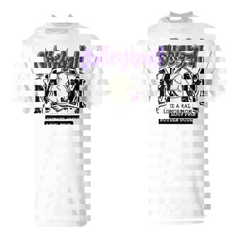 Volleyball Mom Purple Game Day Mama Daughter Family Team T-Shirt - Thegiftio