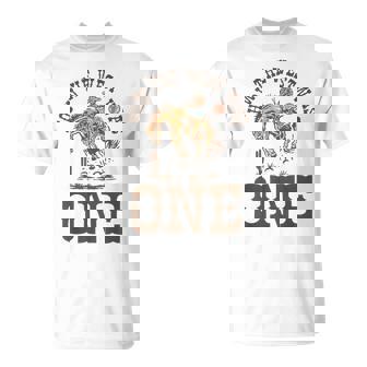 How The West Was One It's My 1St Birthday Cowboy Cowgirl T-Shirt | Seseable FR