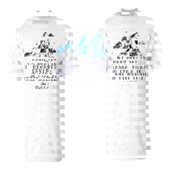 When My Heart Is Overwhelmed Leads Me To The Rock Christian T-Shirt | Mazezy