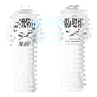 Wildwood New Jersey Vintage Nautical Paddles Sports Oars T-Shirt | Mazezy