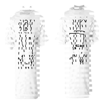 Shorty My Way Swing Set Drawing Mother And Mom 90s T-Shirt | Mazezy