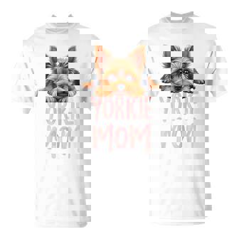 Yorkshire Terrier Mom Dog Yorkie Mama Cute Puppy Women T-Shirt | Seseable CA