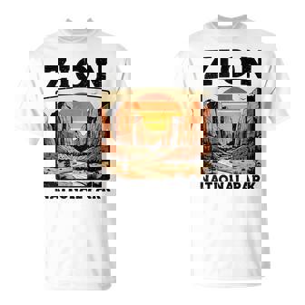 Zion National Park Vintage Hiking Souvenir Adventure Outdoor T-Shirt | Mazezy