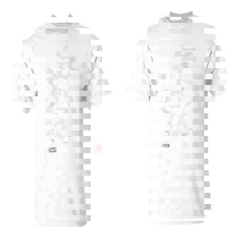 「知らんけど！！」面白い 筆文字 ユーモア満点 背面に文字入りデザイン おもしろプリント Tシャツ - Kawaiitshirt