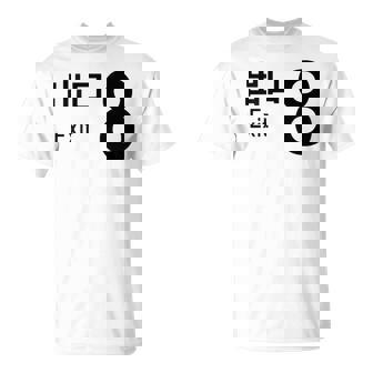 【8番出口】おもしろ 面白い ウケる ふざけ ネタ 笑える 宴会用 文字 言葉 ゲーム Tシャツ - Kawaiitshirt