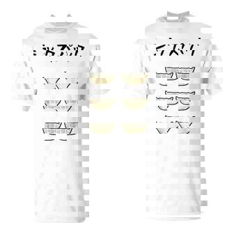 【シックスパック 餃子】ギョーザ 6個 筋肉 食べ物 おもしろ 腹筋 筋トレ ダイエット 面白い ギャグ ネタ ウケ狙い Tシャツ - Kawaiitshirt