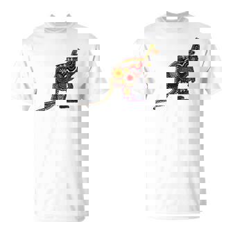 アボリジニアート カンガルー。 Tシャツ - Kawaiitshirt