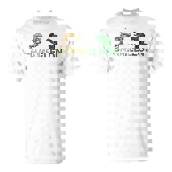 カラフル カメレオン 長袖tシャツ Tシャツ - Kawaiitshirt