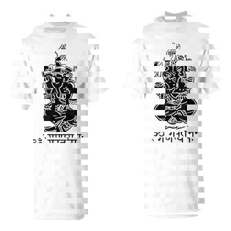 ガネーシュtシャツ サンスクリット語 ガネーシャマントラ Tシャツ - Kawaiitshirt