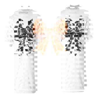 コケット リボン キリン プリント 女の子 ママ 母の日 Tシャツ - Kawaiitshirt