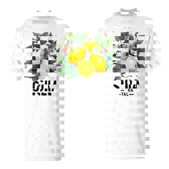 シチリア イタリア シチリア イタリア フレッシュ イタリアン レモン シチリア Tシャツ - Kawaiitshirt