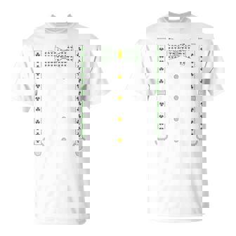 シャムロック 蝶ネクタイ & サスペンダー セントパトリックデー コスチューム Tシャツ - Kawaiitshirt