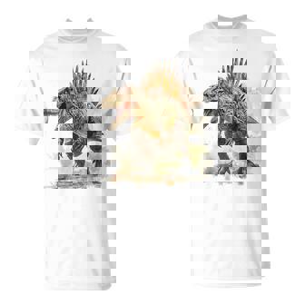 スピノサウルス 恐竜モチーフ イラスト スピノサウルス Tシャツ - Kawaiitshirt