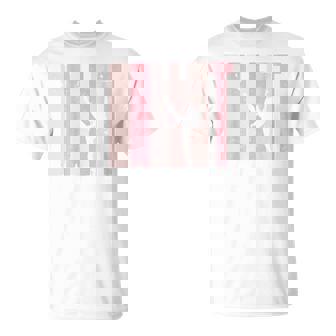 バレエ カットアウト アラベスク バックプリント ダンス Tシャツ - Kawaiitshirt