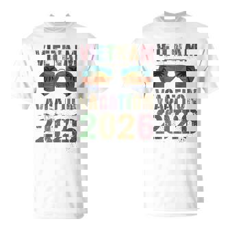レトロ ベトナム バケーション 2026 旅行 ビーチ 旅行 マッチング Tシャツ - Kawaiitshirt