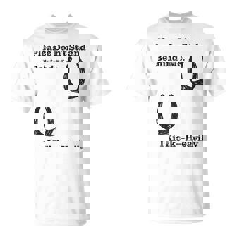 後蹴りに注意 蹄鉄 馬好き 馬術部 キッズ 大人 親子ペア バックプリント Tシャツ - Kawaiitshirt