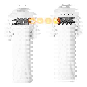 車の警告灯 面白いメカニック ハロウィン パンプキン オレンジ Tシャツ - Kawaiitshirt