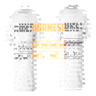 頑固なビルマの猫 トリックおもしろ子猫愛好家 Tシャツ - Kawaiitshirt