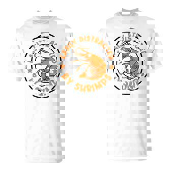 魚介類と海老に気を取られて 面白い海老 Tシャツ - Kawaiitshirt