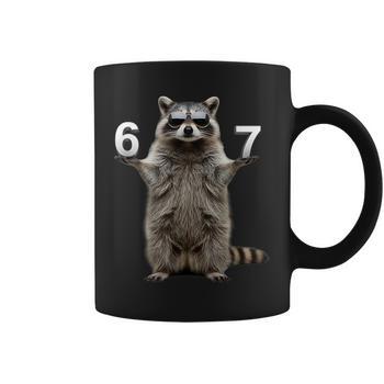 Cute Raccoon 67 Meme Six Seven 6-7 67 6 7 Sweatshirt - Seseable