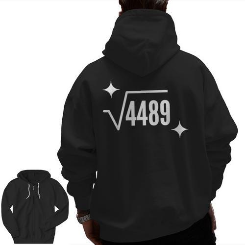 67 Meme Square Root 4489 Slang Math Teacher Men Women Men Zip Up Hoodie Back Print - teacherstshirts.com UK