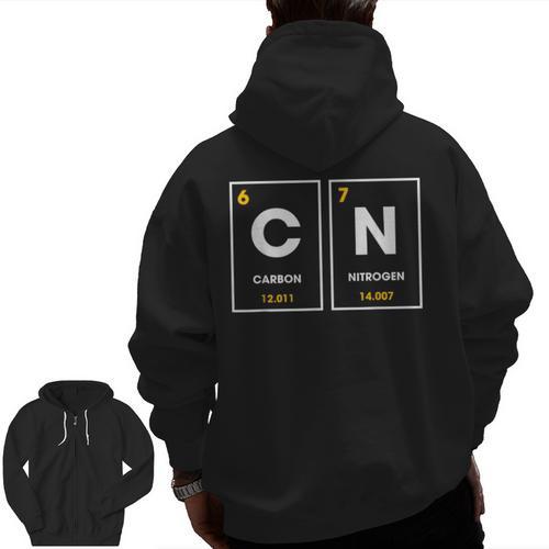 67 Meme Teacher Science Periodic Table Six Seven Men Zip Up Hoodie Back Print - teacherstshirts.com AU