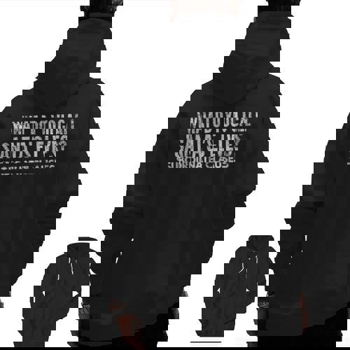 English Teacher About Grammar And Christmas Men Zip Up Hoodie Back Print - teacherstshirts.com