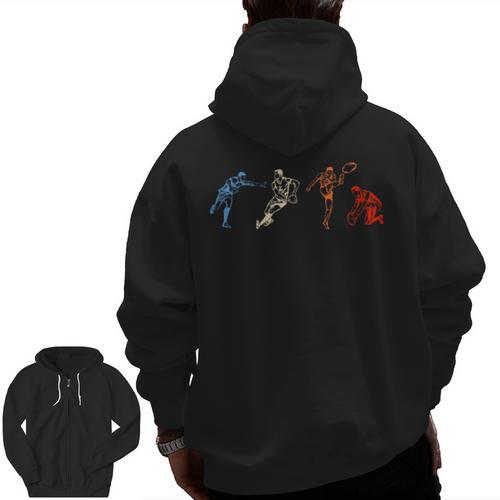 Halloween Teacher Shirts Fall Pumpkin Fall Book Shirt Men Zip Up Hoodie Back Print - teacherstshirts.com UK