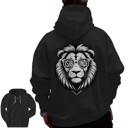 Isibindi House Of Courage RCA School Spirit Teachers Men Zip Up Hoodie Back Print - teacherstshirts.com DE