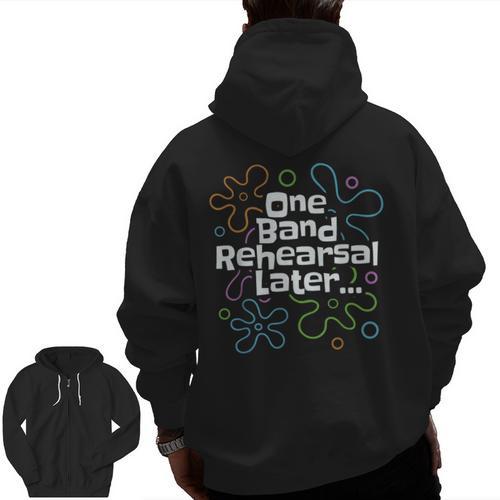 Marching Band Director Music Teacher Men Zip Up Hoodie Back Print - teacherstshirts.com DE