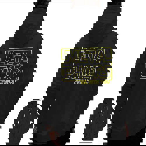 Metaphors Be With You English Teacher Shirts T-Shirt Men Zip Up Hoodie Back Print - teacherstshirts.com