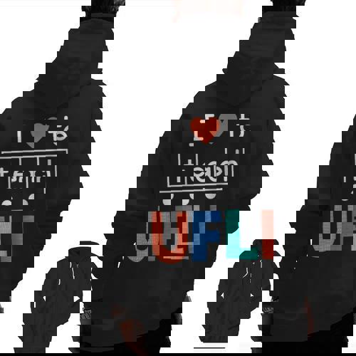 Science Of Reading I Love To Teach UFLI Teacher Literacy Men Zip Up Hoodie Back Print - teacherstshirts.com