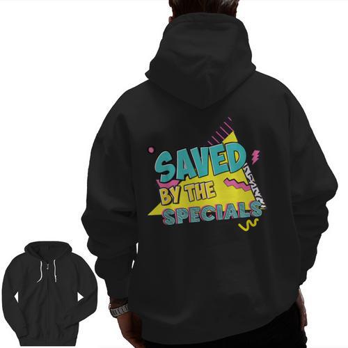 Specials Team Elementary School Teachers Cute Trendy Retro Men Zip Up Hoodie Back Print - teacherstshirts.com UK