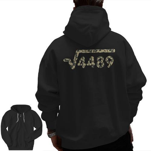 Square Root 4489 Slang Math Teacher Six Seven 6 7 Meme Camo Men Zip Up Hoodie Back Print - teacherstshirts.com UK