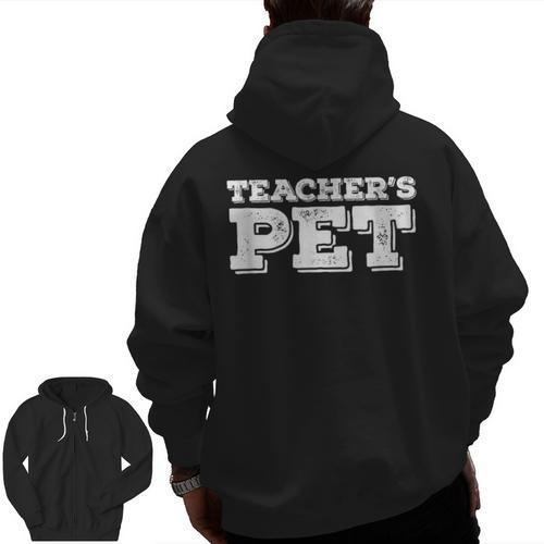 TEACHER'S PET You'Re My Favorite Do Me A Favor Men Zip Up Hoodie Back Print - teacherstshirts.com AU