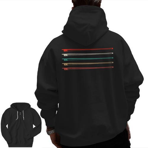 Violin Shirt Music Teacher Musician Tee Men Women Girls Kids T-Shirt Men Zip Up Hoodie Back Print - teacherstshirts.com