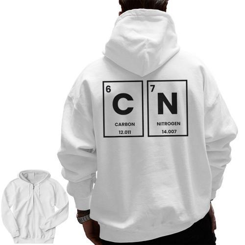 67 Meme Teacher Science Periodic Table Men Zip Up Hoodie Back Print - teacherstshirts.com UK