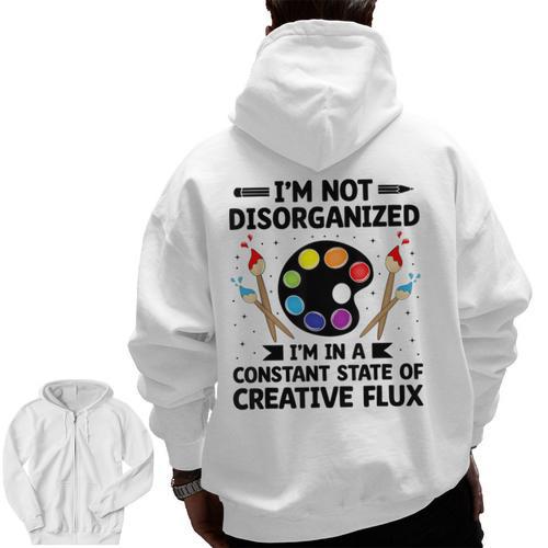 Art Teacher School Teacher Art Teachers School Men Zip Up Hoodie Back Print - teacherstshirts.com DE