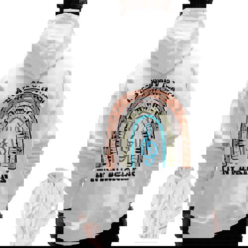 Good Day To Teach Tiny Musicians Piano Music Teacher Women Men Zip Up Hoodie Back Print - teacherstshirts.com