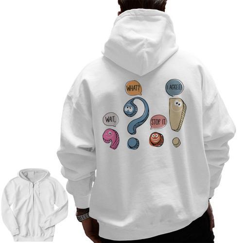 Grammar Teacher Punctuation For English Teacher Men Women Men Zip Up Hoodie Back Print - teacherstshirts.com AU
