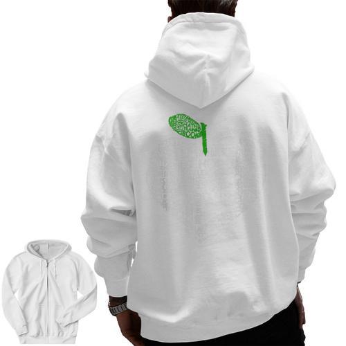 NC Red For Ed North Carolina Proud Teacher Apple T-Shirt Men Zip Up Hoodie Back Print - teacherstshirts.com CA
