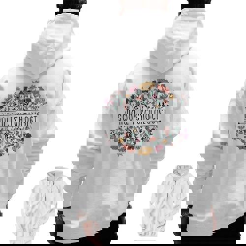 School Psychologist Psychology Teacher Appreciation Men Zip Up Hoodie Back Print - teacherstshirts.com