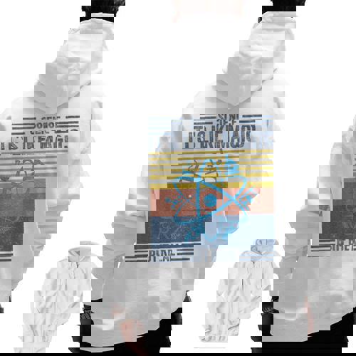 Science It&#x27;s Like Magic But Real Science Teacher Geek Nerd Men Zip Up Hoodie Back Print - teacherstshirts.com