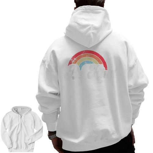 Unity Day Orange Teacher Kindness Antibulliyng Be Kind Men Zip Up Hoodie Back Print - teacherstshirts.com DE