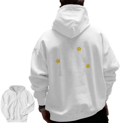 Unity Day Shirt Orange Kids Teacher 2023 Be Kind Groovy Men Zip Up Hoodie Back Print - teacherstshirts.com
