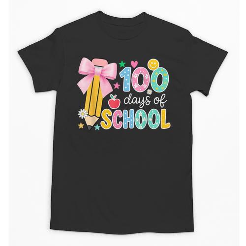 100 Days Of School Preppy 100th Day Of School Teachers Girls Unisex T-Shirt - teacherstshirts.com CA
