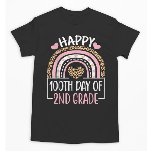 100th Day Of 2nd Grade 100 Days Of School Teacher Unisex T-Shirt - teacherstshirts.com DE