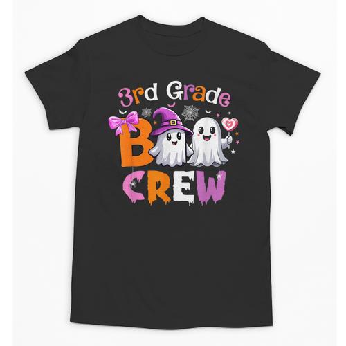 3rd Grade Boo Crew Third Grade Halloween Costume Teacher Kid Unisex T-Shirt - teacherstshirts.com AU