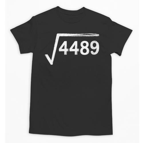 67 Meme Math Teacher Square Root 4489 Unisex T-Shirt - teacherstshirts.com DE